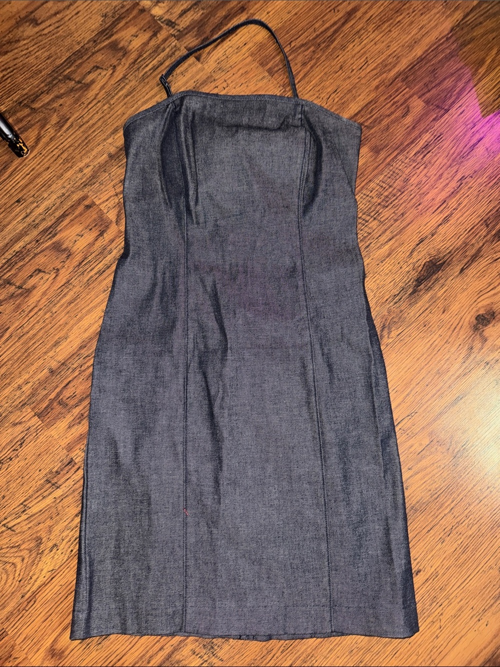 GAP Strapless Mini Dress in Charcoal Gray 17.1